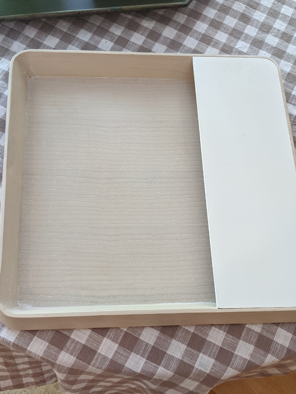 Large Modern Wood Tray White - Modern by Dwell Magazine X Target Square Unique